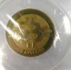 Brass Bitcoin Token (Riverside, CA) - 10