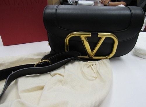 Valentino Garavani Black Supervee Shoulder Bag (Laredo, TX)