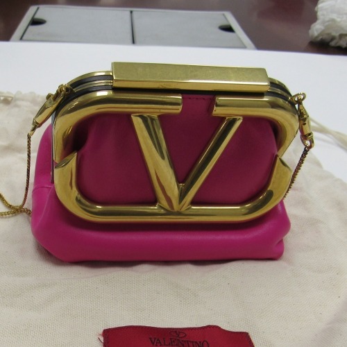 Valentino Garavani Mini Supervee Pink Shoulder Bag (Laredo, TX)