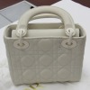 Christian Dior Calfskin Latte Cannage Diamond Quilted Mini Lady Bag (Laredo, TX)