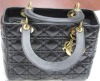 Christian Dior Black Calfskin Cannage Diamond Quilted Lady Bag (Laredo, TX) - 3