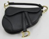 Christian Dior Black Leather Saddle Bag Purse (Laredo, TX)
