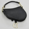 Christian Dior Black Leather Saddle Bag Purse (Laredo, TX) - 3