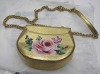 Dolce & Gabbana Gold Shoulder Wi-Fi Bag with Painted Roses (Laredo, TX) - 2