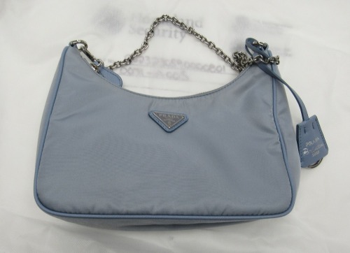 Prada Re-Edition 2005 Blue Nylon Bag (Laredo, TX)