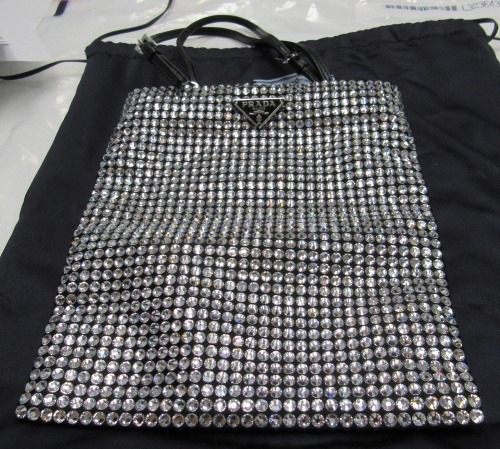 Prada Satin Handbag with Crystals (Laredo, TX)