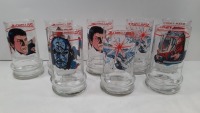Vintage 1984 Star Trek Taco Bell Glasses