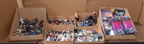 (6) Ctns Star Trek Action Figures, Packaging, & More