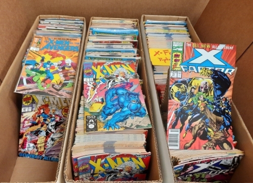 (3) Ctns of Marvel Comics, X-Men & X-Force