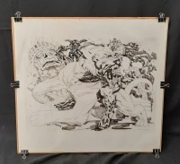 Jack Kirby Signed "Thundarr the Barbarian"