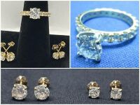 Gold & Diamond Ring, Earrings (Riverside, CA)