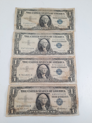 (4) $1 U.S. Paper Notes