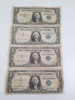 (4) $1 U.S. Paper Notes