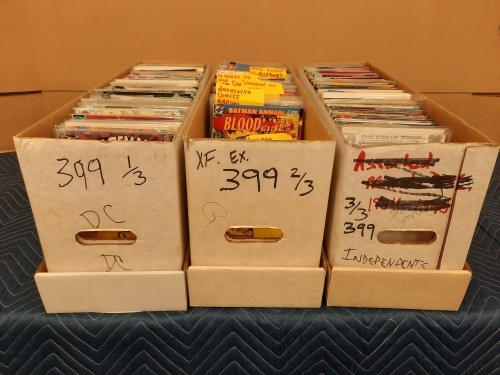 (3) Ctns of DC Comics, Assorted