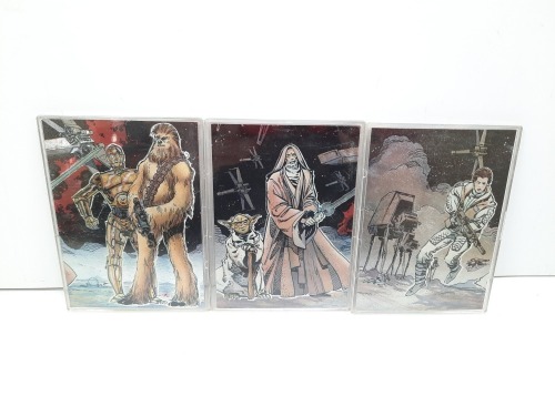 Star Wars Galaxy Assorted Topps Trading Cards