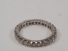 14K White Gold Ring - 5