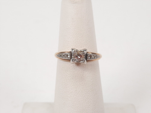 14K Gold and Diamond Ring