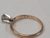 14K Gold and Diamond Ring - 6