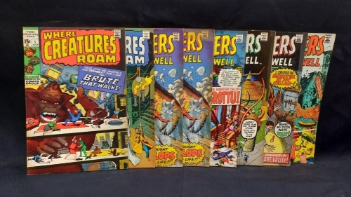 Marvel Where Creatures Roam & Where Monsters Dwell Comics