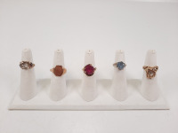 (5) Gold & Other Rings