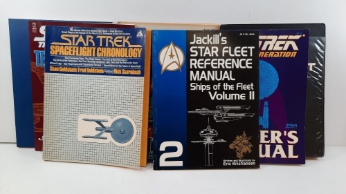 Star Trek/Sta Fleet Assorted Technical, Medical, Officers Manuals, & More