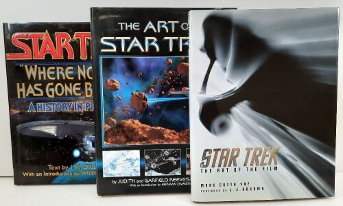 (3) Star Trek Art Hardbacks