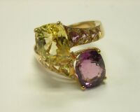 18K Gold, Sapphire & Diamond Ring (Riverside, CA)