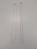 (2) 10K Gold Chains
