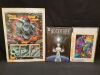(2) Paul Mounts Art & Silver Surfer Book