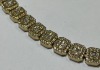 A 13-14K Yellow Gold and Natural Diamond Tennis Necklace (Pompano Beach, FL) - 5