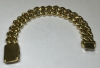 14K Yellow Gold and Natural Diamond Cuban Link Bracelet (Pompano Beach, FL) - 2
