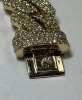 14K Yellow Gold and Natural Diamond Cuban Link Bracelet (Pompano Beach, FL) - 11