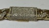 A 12K Yellow Gold and Natural Diamond Cuban Link Necklace (Pompano Beach, FL) - 4