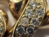 A 12K Yellow Gold and Natural Diamond Cuban Link Necklace (Pompano Beach, FL) - 8