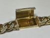 A 12K Yellow Gold and Natural Diamond Cuban Link Necklace (Pompano Beach, FL) - 9