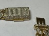 14K Yellow gold and Natural Diamond Cuban Link Bracelet (Pompano Beach, FL) - 4
