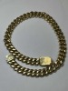 A 14K Yellow Gold and Natural Diamond Cuban Link Necklace (Pompano Beach, FL) - 5