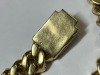 A 14K Yellow Gold and Natural Diamond Cuban Link Necklace (Pompano Beach, FL) - 6