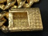 14K Yellow Gold and Natural Diamond Cuban Link Necklace (Pompano Beach, FL) - 4