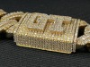 14K Yellow Gold and Natural Diamond Cuban Link Necklace (Pompano Beach, FL) - 9