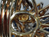 14K Gold Cluster Ring w/ Blue & Clear Stones - 5