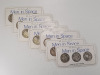 (7) Danbury Mint "Men in Space" Special Mint Edition Commemorative Coins