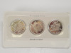 (7) Danbury Mint "Men in Space" Special Mint Edition Commemorative Coins - 5