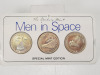 (7) Danbury Mint "Men in Space" Special Mint Edition Commemorative Coins - 6