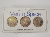 (7) Danbury Mint "Men in Space" Special Mint Edition Commemorative Coins - 8