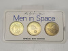 (7) Danbury Mint "Men in Space" Special Mint Edition Commemorative Coins - 10