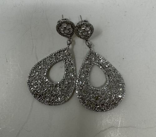 18K Gold & Diamond Earrings (Dayton, NJ)