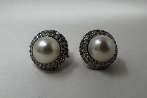 18K Gold & Diamond Earrings (Dayton, NJ)