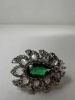 18K Gold Emerald & Diamond Earrings (Dayton, NJ) - 2