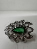 18K Gold Emerald & Diamond Earrings (Dayton, NJ) - 3